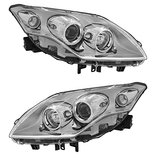 1070985 Jeu de phares pour Laguna 3 modèles à partir de 2007 Chromé H7 + H7