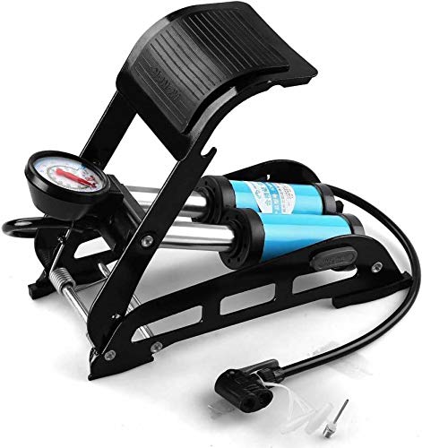 bosig® Aluminium Body Double Barrel High Pressure Air Foot Pump for Bicycles, Tire, Bike, Car, Balls (B07WNQN1X4) Amazon Price History, Amazon Price Tracker
