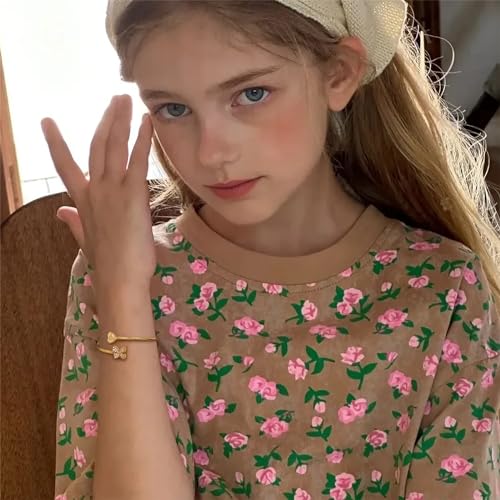 SELOVO Letter Bracelet Women Initial Bracelets Butterfly Heart Bracelets for Women4