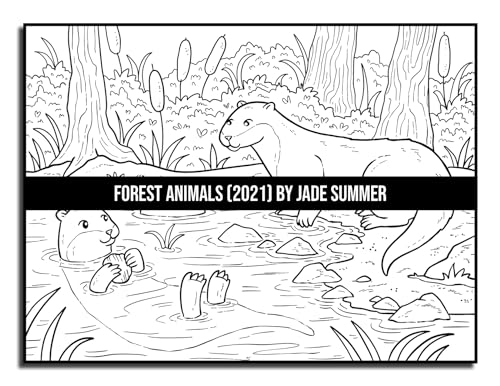 Forest Animals: An Adult Coloring Book with 50 Adorable Images of Woodland Creatures, Beautiful Flowers, Nature Scenes, and More! - Image 45