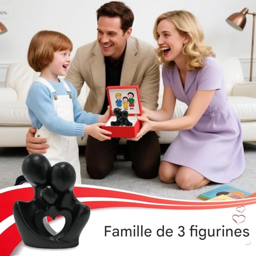 Figurines familiales de décoration pour les fêtes