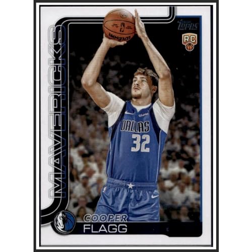 2025 Topps Cooper Flagg #201 Dallas Mavericks Rookie RC Basketball Card