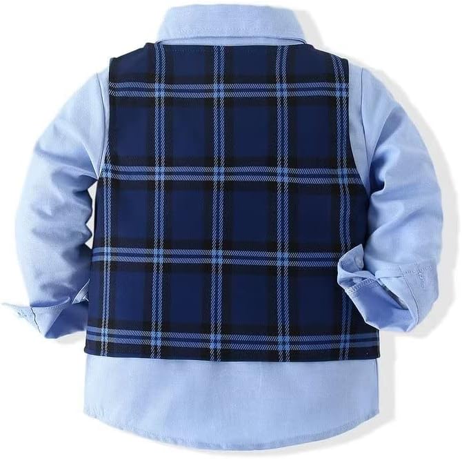 PureMilk Baby Toddler Boy Formal Gentleman Tuxedo Outfits Sets 1-5 Years - Image 3