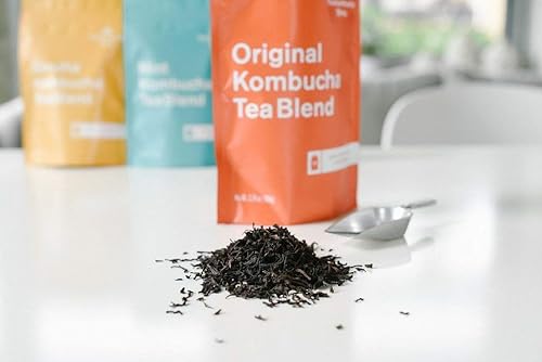 Miniatura 5 de The Kombucha Shop - Sabor tropical - Mezcla de té orgánico de hojas sueltas negras - Hace 10 galones de té Kombucha