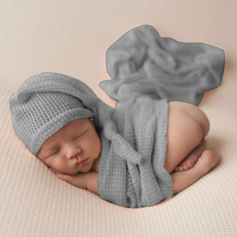 Couverture Emmaillotage Bebe Couverture Extensible Pour Photographie De Nouveau-né, Accessoires De Bebe Photographie