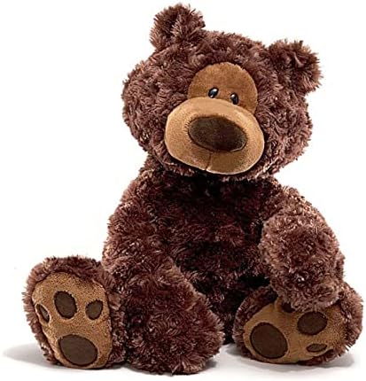 GUND Philbin Classic Teddy Bear, Premium Stuffed Animal for Ages 1 and Up, Chocolate Brown, 18”