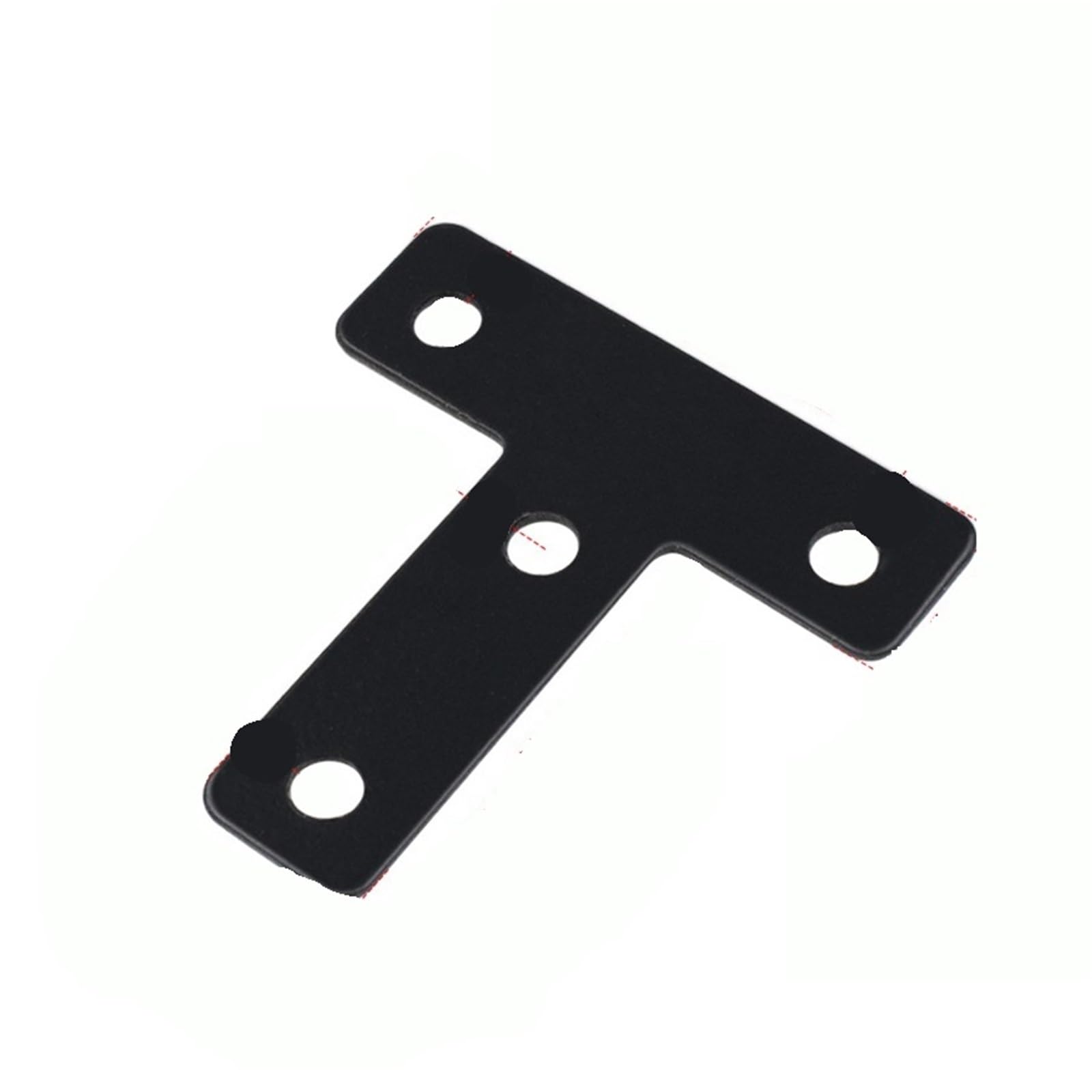 Gvzugm Black 20Pcs And Silver T 1.96In Stainless Steel Corner Codes, Shape Brackets, Wardrobe Fixing Connectors For Shelve For Diy Tools(Black)