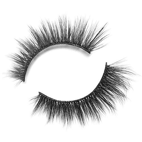 BEPHOLAN 3 Pairs False Eyelashes Synthetic Fiber Material| 3D Mink Lashes| Cat Eyes Look| Reusable| 100% Handmade & Cruelty-Free| XMZ23 (1 Pair, XMZ88)