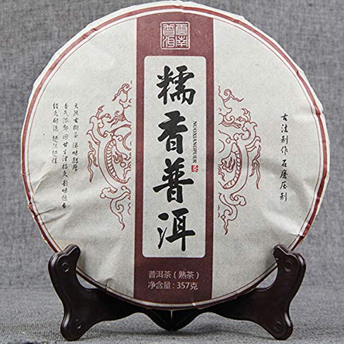 通用 Té de puerro Rojo Té de puerh cocido Arroz glutinoso Fragante 357g Té de puerro Negro Yunnan - Imagen 3
