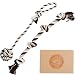 Two Fantastic Quality Dog Toys in Beautiful Gift Box by The Natural Pet Company (Tug-of-War Dog Rope Toy Double Pack) (For Interactive Play With Your Dog)