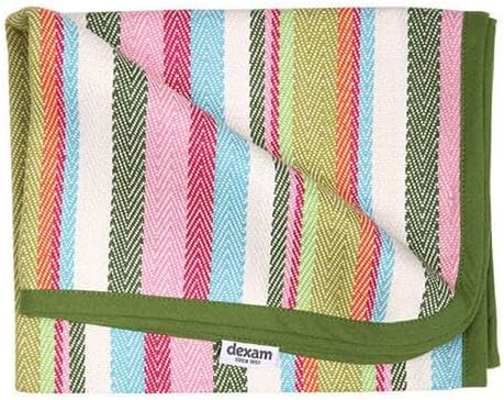 Dexam Striped Recycled Cotton Heavy Duty Oven Cloth - Green