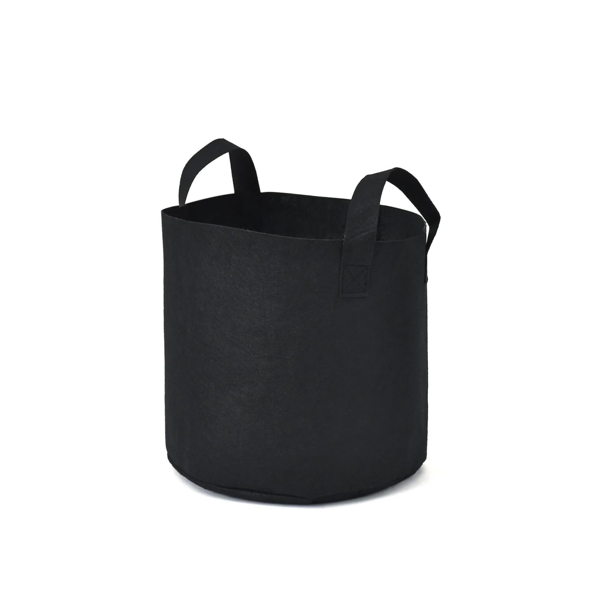 5 sztuk 3/4/5/7 galonów rosną torby tkanina filcowa sadzarka do sadzenia kwiatów doniczki ogrodowe warzywa pomidory ziemniaki donica na rośliny pojemnik etui(Dark Grey)