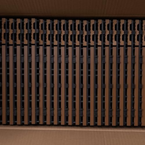 22 stuks houten tegels, 30 x 30 cm, terrasplanken, tuintegels, vloertegels met drainage, kliksysteem voor tuin, balkon, gazon, achtertuin enz - Image 6