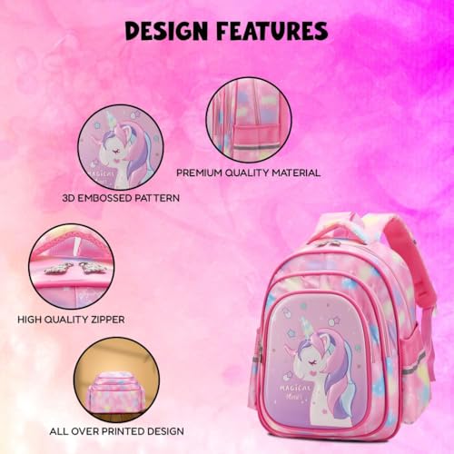 Image of Elios 3D Design Kids School Bag for Kids Age 3 to 6, Preschool Nursery and Grade 1 to 3 | Bags for Boys | Backpack for Girls | Picnic, Travel |Birthday, Diwali, Gifts for Kids