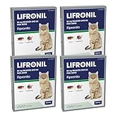 Pipetas Gatos LIFRONIL x3 Pipetas contra Pulgas y Garrapatas | Apto para Todo Tipo de Gatos a Partir de 2 Meses y más de 1 kg de Peso | Protección hasta 5 Semanas | Nexum Market | Pack de 4 Unidades