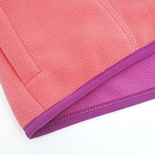 Seaur - Toddlers Fleece Vest Boys Zipper Tank Tops Girl Polar Fleece Vest Kids Toddler Jacket Winter Warm Outerwear Sleeveless - Red #TOP1
