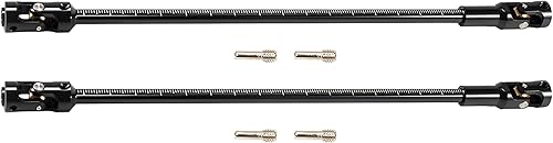 SCX10 Eje de transmisión 2 piezas de 2.677-9.016 in de corte a la longitud de acero inoxidable para 110 RC Crawler LCG Rig Sportys Scalers GSPEED