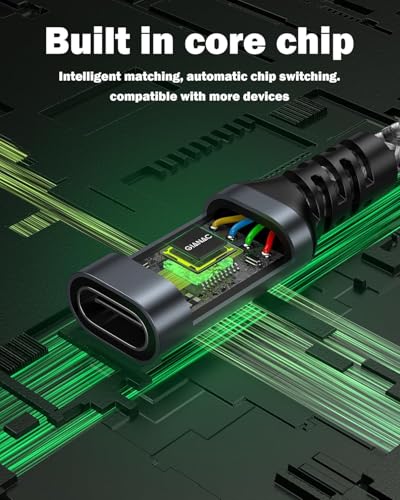 GIANAC USB C Verlängerung Kabel 2M,USBC Verlängerung USB 3.2 10 Gbps – Ansicht 5