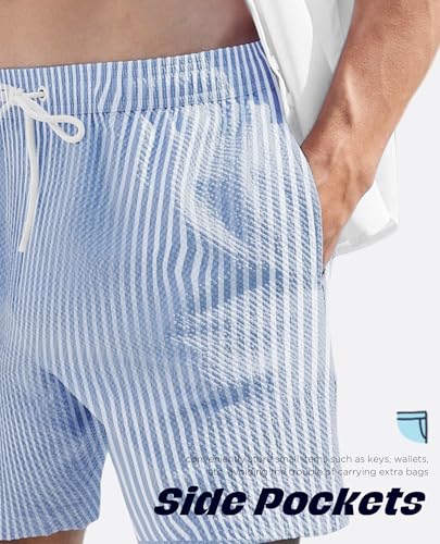 Men's Swim Shorts 5 inch Swimwear Swimming Trunks for Men Beach Shorts4