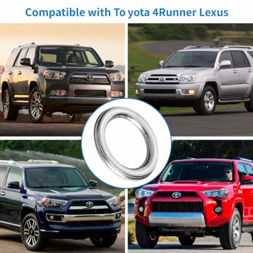 Image of M12 Transmission Drain Plug Gasket Fits for Toyota 4Runner Lexus GX460, IS250, IS300, IS350, SC300, SC400, Replacement for the Part# 35178-30010, 10 Pack