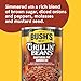 Bush's Canned Southern Pit Barbecue Grillin' Beans (Pack of 1), Plant-Based Protein, Good Source of Fiber, Vegetarian, Low Fat, Gluten Free, 22 oz