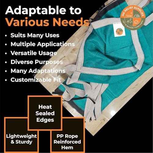 Image of Heavy Duty Green Shade Net Tarp | 6 x 6 ft 75% UV Protection Agro Net | Multipurpose Garden, Balcony, Fence & Canopy Cover