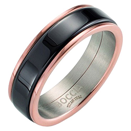 Bague titane Boccia T54-0132-0454 anneau minimaliste hypoallergénique