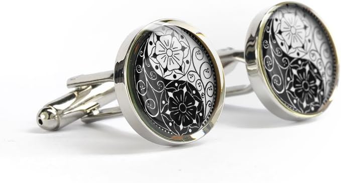 Chinese Yin Yang cufflinks men cufflinks