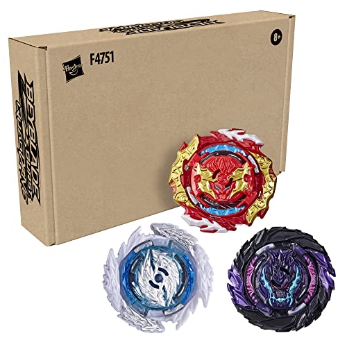 Image of Beyblade Burst Quaddrive Sonic Warp 3-Pack With 3 Spinning Tops,Battling Game Top Toys For Kids Ages 8 And Up, Multi color