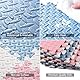 Antrect Puzzlematte Baby Puzzlematte Kinder 18 Teile Schaumstoffmatte Kinderspielteppich Spielmatte Bodenschutzmatte für Baby Kinder, 30 x 30 x 1,2 cm, 1,6m² große Yogamatte