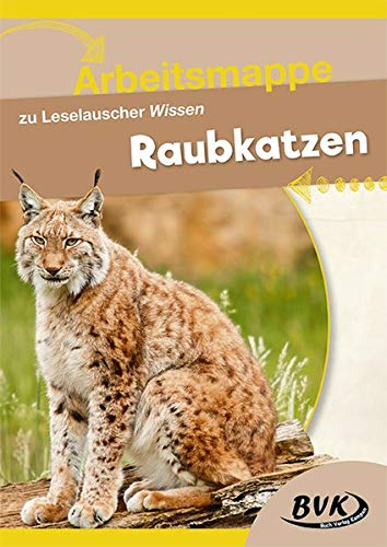 Preisvergleich Produktbild Arbeitsmappe zu Leselauscher Wissen "Raubkatzen"