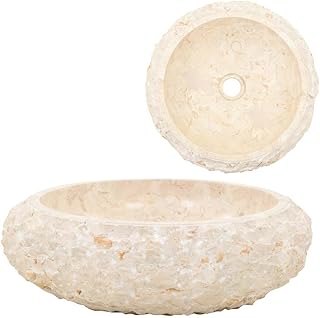 30+ Marble Bathroom Decor Ideas For Spa-Like Spaces 96 vidaXL Bathroom Basin, Vessel Sink, Countertop Vanity Sink, Handmade, Na...