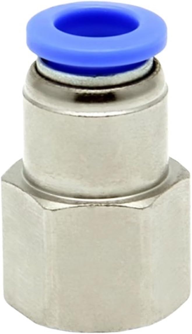 10pcs/lot BSPT PCF1/4-01 PCF5/16-02 PCF3/8-02 PCF1/2-04 Pneumatic Connectors Female Straight One-Touch Quick Release Fitting(PCF 1I2-03)
