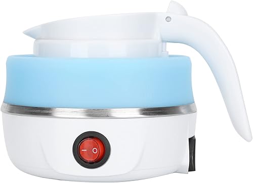 Miniatura 5 de Hervidor eléctrico pequeño Hervidor de viaje Caldera de agua plegable Hervidor de agua portátil de silicona para el hogar Hervidor eléctrico 400W