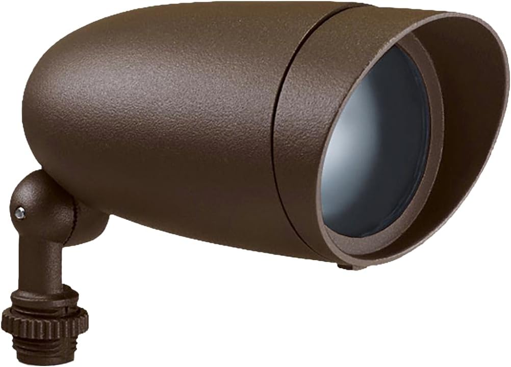 DYSMIO Lighting One Light LED PAR20 120 Volt Die Cast Aluminum Durable Outdoor Landscape Security Lighting Flood, Dark Bronze