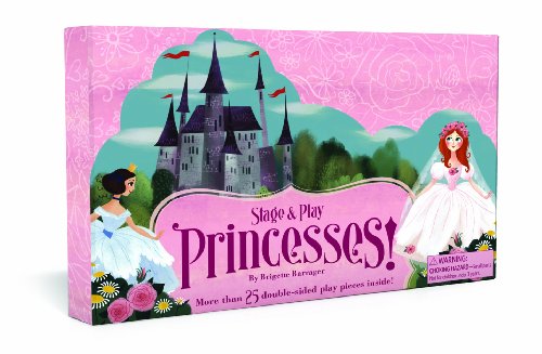 Chronicle Books Stage & Play: Princesses! (Paper Princess Activity Set, Princess Gift for Ages 3 & Up)