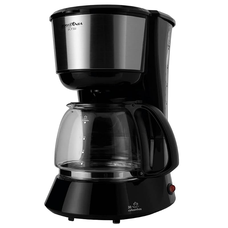 Cafeteira Britânia CP28, 28 xícaras, Preto, 110V