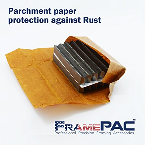 Image of V Nails for Picture Frames Hardwood (AMP) 10mm (3 /8 Inch) [3000 V-Nail Pack, Stacked] - (for use in Automatic V Nailer for Picture Framing, Automatic V Nailer for Picture Frames)