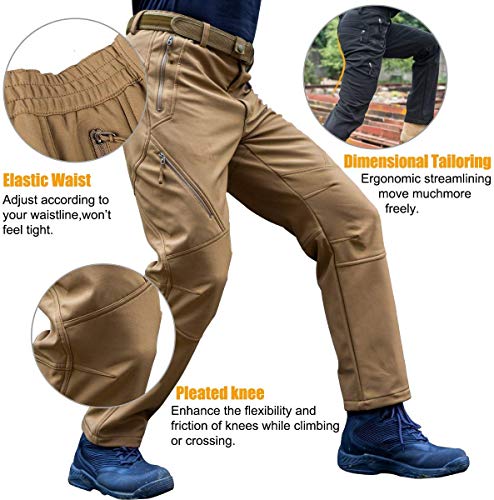 FREE SOLDIER Pantaloni da Sci Invernali