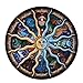 JYDHBDA Puzzle Rotondo 1000 Pezzi Oroscopo Zodiaco Puzzle DIY Costellazione Circolare Jigsaw Puzzle Giochi Educativi Giocattoli Abbastanza Regalo Assemblaggio Puzzle per Adulti