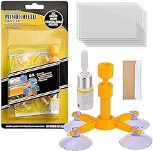 Windshield Repair Kit for Chips and Cracks – Car Window Glass Repair Tool for Bulls-Eye, Star-Shaped, Nicks, and Half-Moon Damage – Quick and Easy Auto Scratch Fix