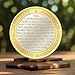 Affirmation Sobriety Coin Gift Set | Sunlight AA Chip Medallion with Coin Capsule | Sobriety Gifts for Anniversary Month & Year for Men & Women in Recovery (Gold & Silver)
