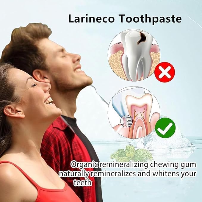 【Best Sellers Rank 1#】1/2/3/4/5PCS La-rineco Remineralizing Toothpaste, larineco Remineralizing Gum, larineco Remineralizing Gum Chewing Gu-m, Deep Cleaning, Fresh Breath (1) - Image 4