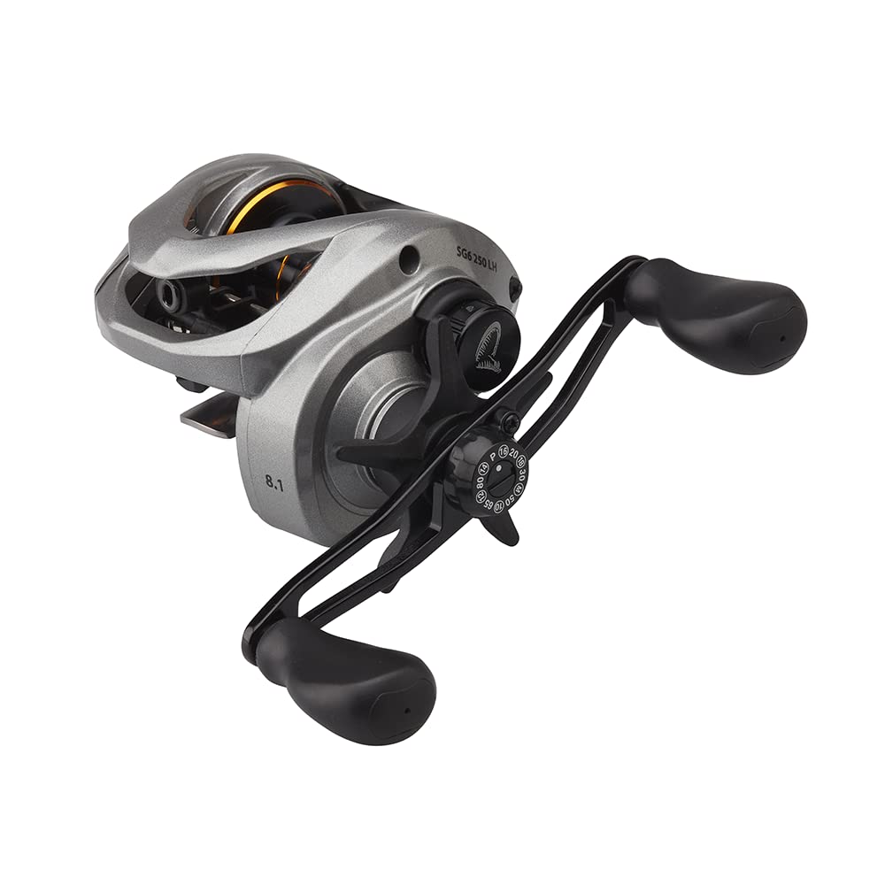 Savage Gear Raubfischrolle zum Spinnfischen SG6 250 LH BC Rolle 8.1:1