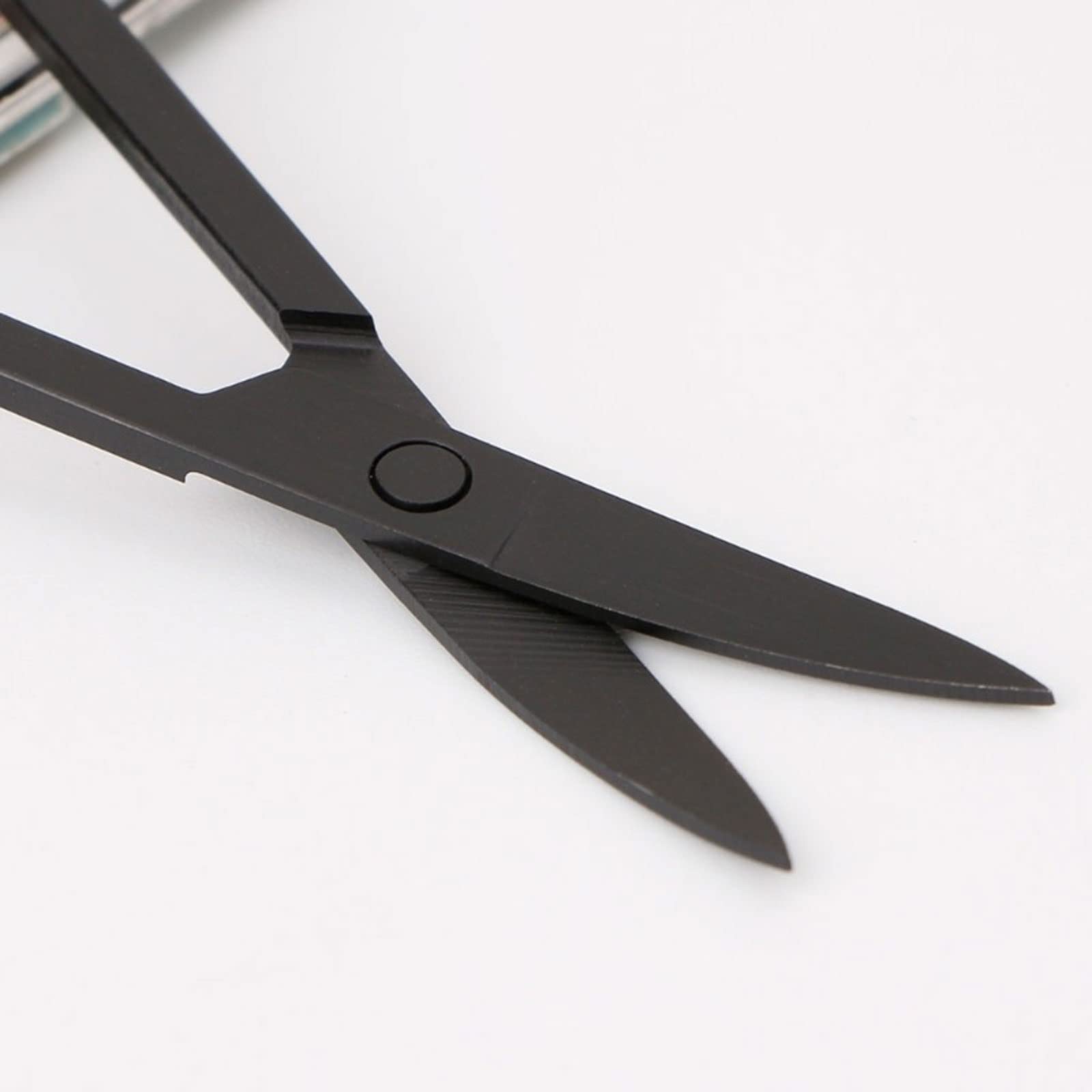 Bastelschere, professionelle Nagelschere, Maniküre for Nägel, Augenbrauen, Nase, Wimpern, Nagelhautschere, gebogene Pediküre, Make-up-Werkzeuge, Schere