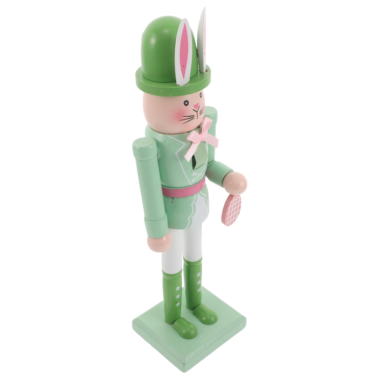 Casse-Noisette Lapin de Pâques Bois Cadeau Idéal Figurine Décorative Kichvoe 30 Cm