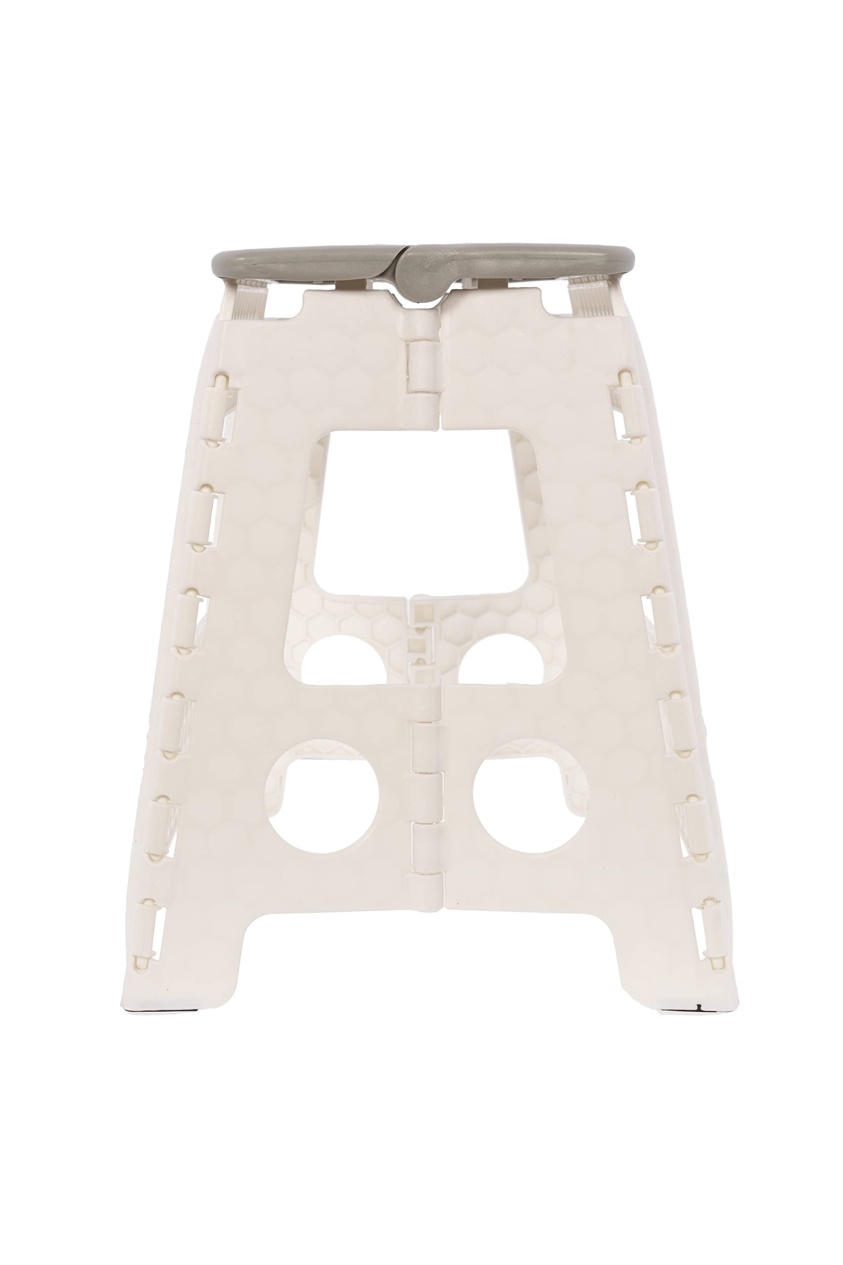ARREGUI TB-022-G Taburete Plegable Cocina o Baño | Escalera Plegable Pequeña | Taburete Infantil | Banqueta Baño | Escalón Plegable para Adultos y Niños (hasta 150Kg) | 22 cm de Altura | Gris — view 23