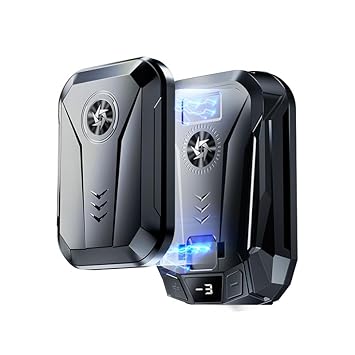 Cubonic SL14 Semiconductor Mobile Phone Radiator with Detachable Battery 3rd Gear Adjustable 1500 mah Magnetic Battery with LED Temperature Display Fit All Types Phone.