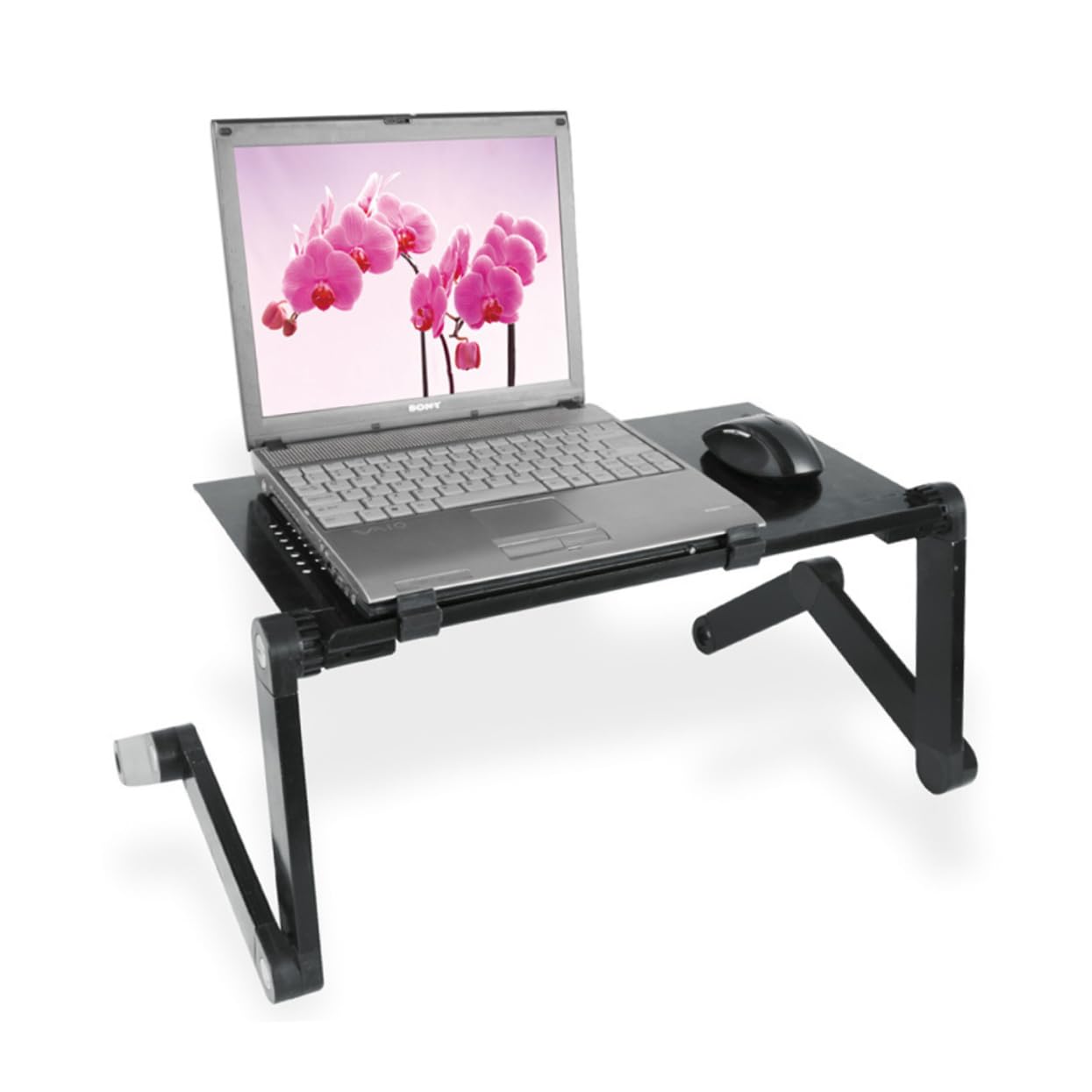 per Laptop Regolabile Lega Alluminio Scrivania Portatile per Computer Tavolo con per Portatili