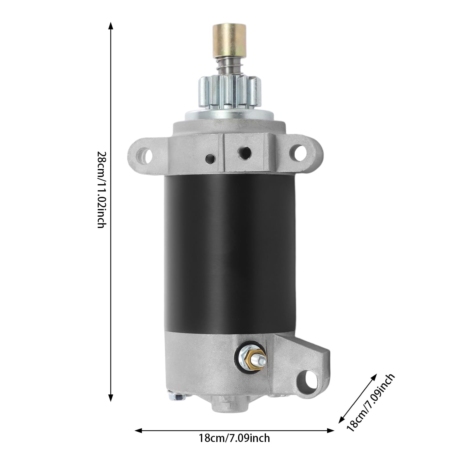 Set di 3 pezzi di ricambio per avviamento del motore fuoribordo in combinazione con F20 6AH-81800 6AH-81800-01 S108-125 410-44145 in laghi, serbatoi, zone costiere